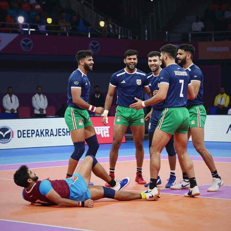 ২৭-২৭ রেইড, তবু ১৪ পয়েন্টে হার: কমনওয়েলথ কাবাডিতে ভারতের জয়ের আসল হিসাব ডিফেন্সে